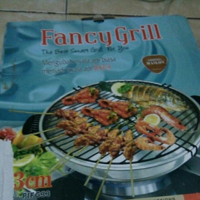 Fancy Grill Alat Panggangan Maslon By  Maspion Group 33 Cm Pemanggang 33cm Bbq Panggang Bakar