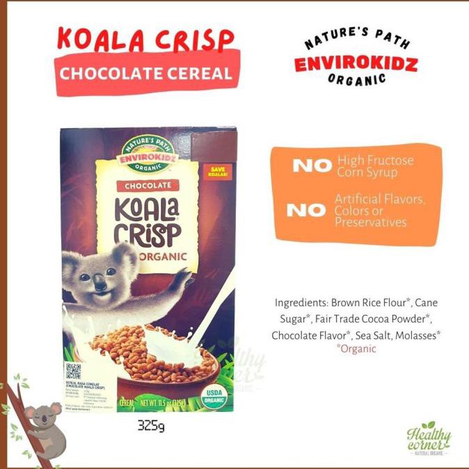 

Organic Chocolate Cereal 325g Gluten Free Sereal Organik Envirokidz
