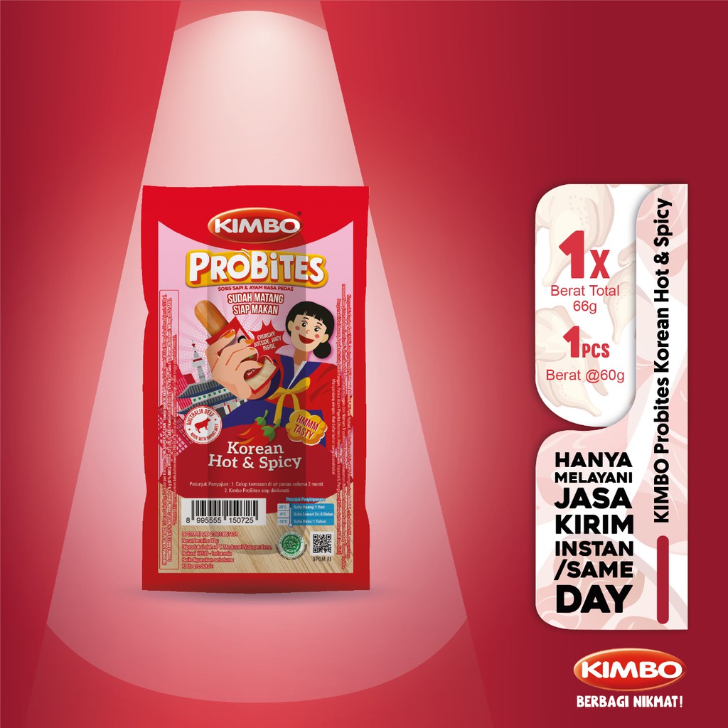 

KIMBO PROBITES KOREAN HOT & SPICY