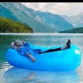 sofa angin pantai, lazy bag