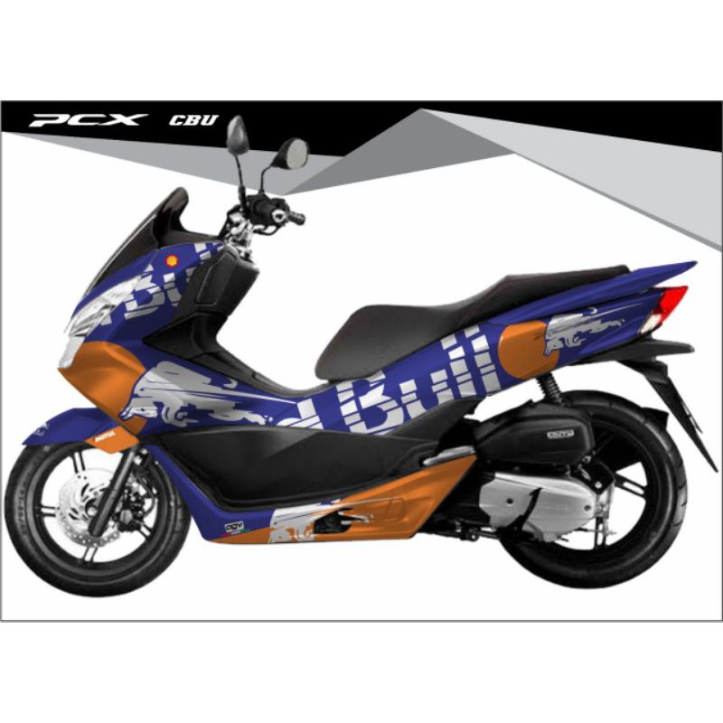 DECAL PCX CBU FULL BODY REDBULL 506