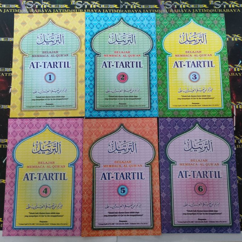 buku AT-TARTIL cara mudah belajar membaca Al-Qur'an at tartil