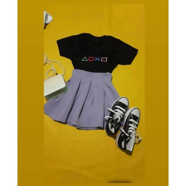 kaos anak/setelan anak//rok scuba anak