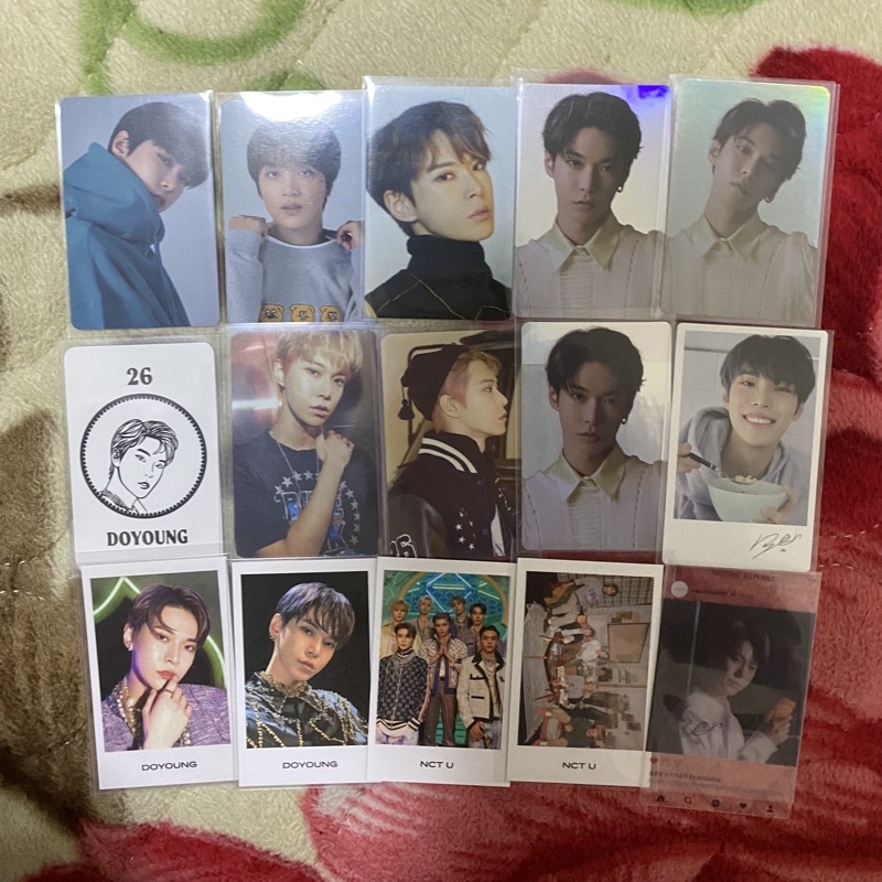 doyoung haechan nct photocard pc slowacid superhuman stamp holo mini note nordic necklace polaroid