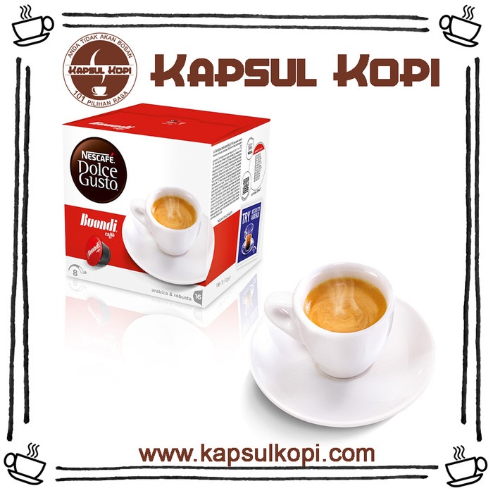 

Kopi - Espresso Buondi Kapsul Kopi Nescafe Dolce Gusto Impor Ndg Capsule