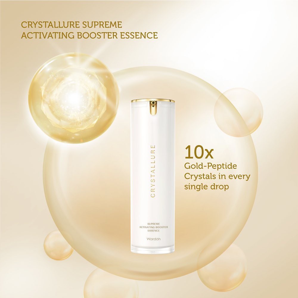 ❤ BELIA ❤ Wardah Crystallure Series | Supreme Oil Eye Serum Essence Gel Overnight Cream Rich SPF35++