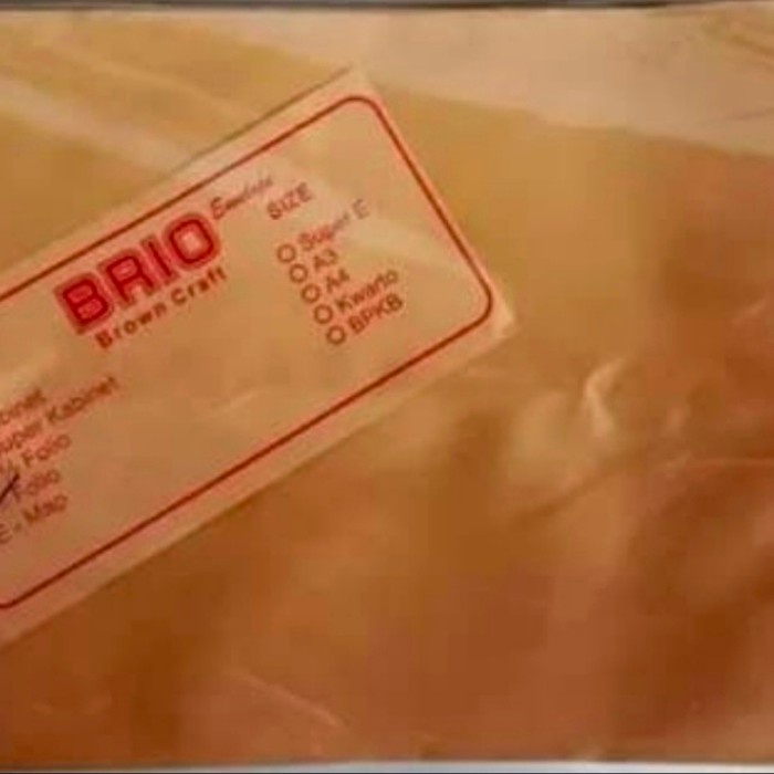 

Amplop Coklat F4/Folio Seal, BRIO