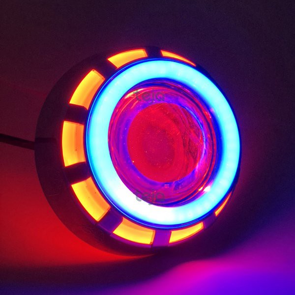 LED U12 KEDIP GERAK FLASH Lampu Utama Motor Cree PROJIE PROJI BULAT DC