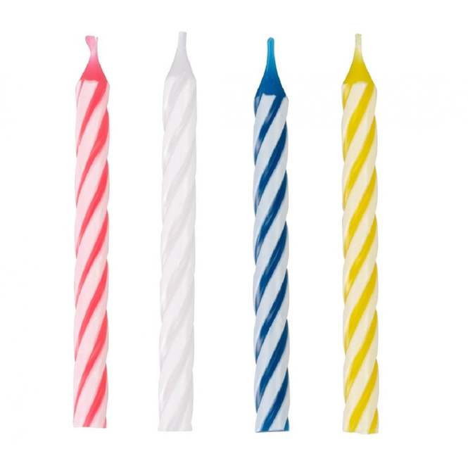 Lilin Ulang Tahun / Lilin Sprial / Lilin Stripe / Lilin Ulir / Lilin Peppermint / Candle Striped Kecil &amp; Besar