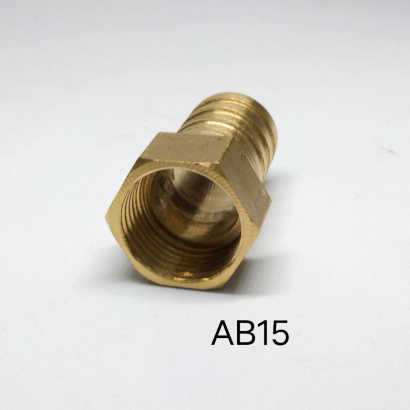 Hose Nepel selang gas Kuningan berkualitas Anti karat 1/2X5/8inch AB15