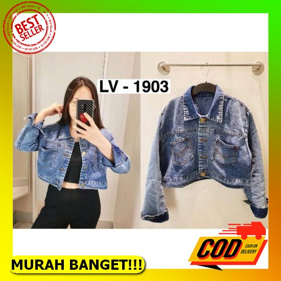 Jaket Jeans Wanita Ld 120 Cm / Jaket Jeans Jumbo / Jaket Jumbo Wanita Oversize Terbaru Fwr - Jaket C