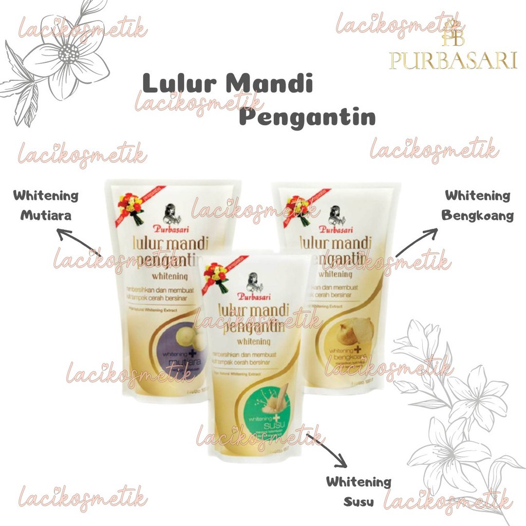 ✨LACIKOSME✨ PURBASARI LULUR MANDI PENGANTIN - LULUR BRIGHTENING BPOM ORIGINAL