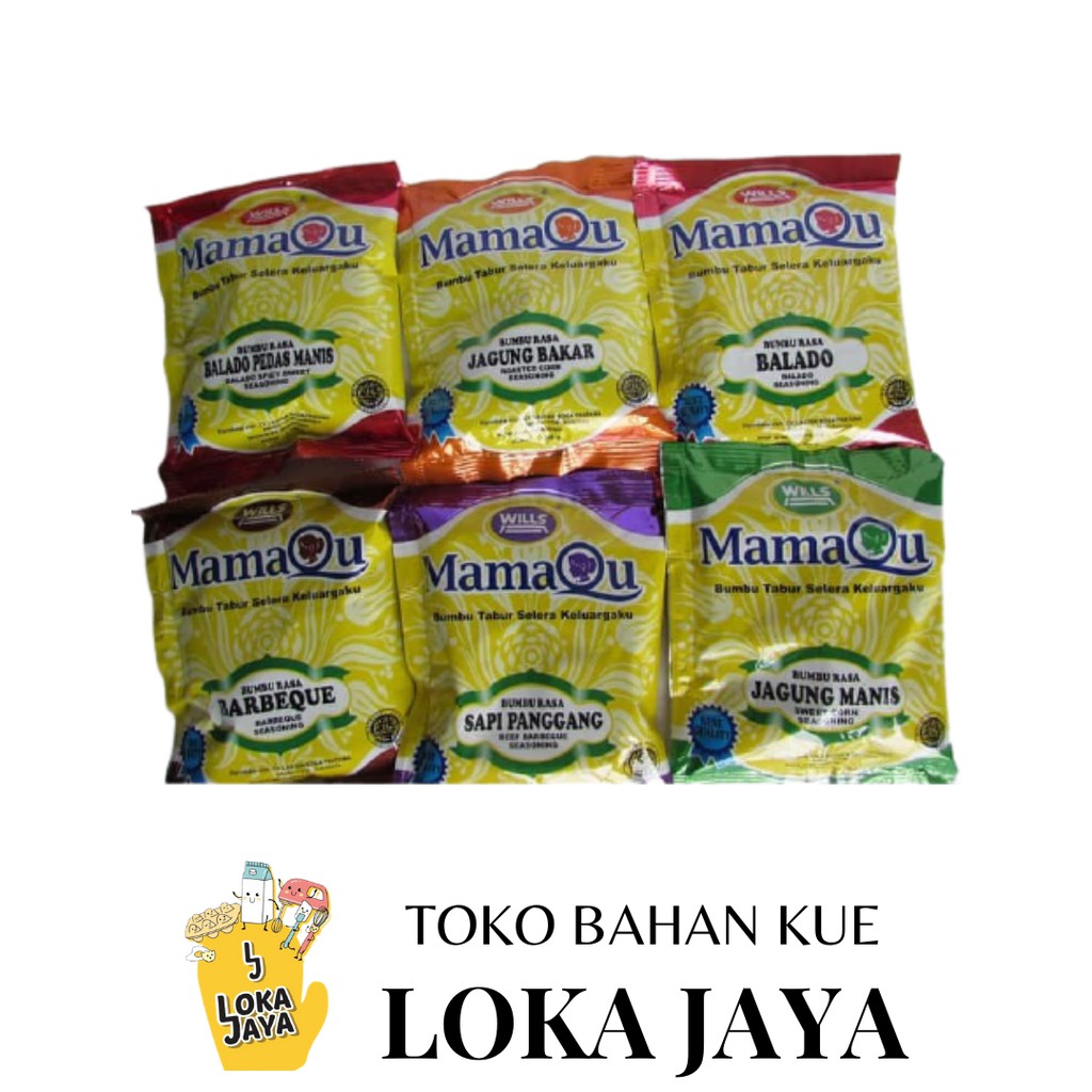 

MAMAQU BUMBU TABUR BUMBU KENTANG KERIPIK KEJU / BALADO / BBQ / JAGUNG / SAPI 100GR