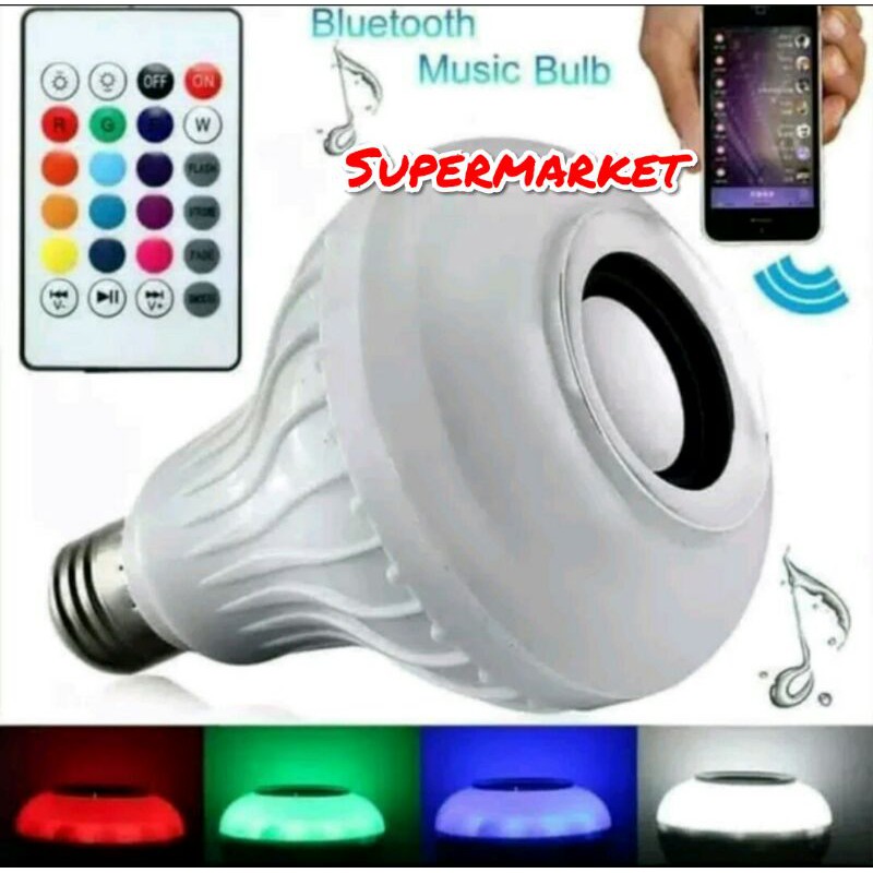 DISCO SPEAKER WIRELESS BLUETOOTH DENGAN LAMPU LED WJ-L2 RGBW 12 W