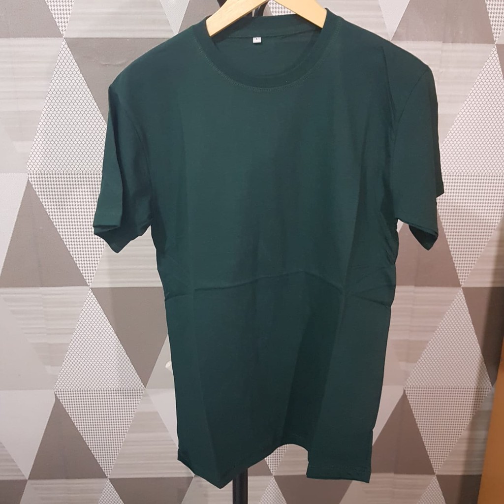 Kaos Polos Basic T-Shirt - Emerald Green