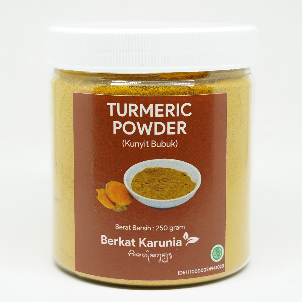 

KUNYIT BUBUK MURNI BERKAT KARUNIA BALI (ORIGINAL TURMERIC POWDER) 250 GRM