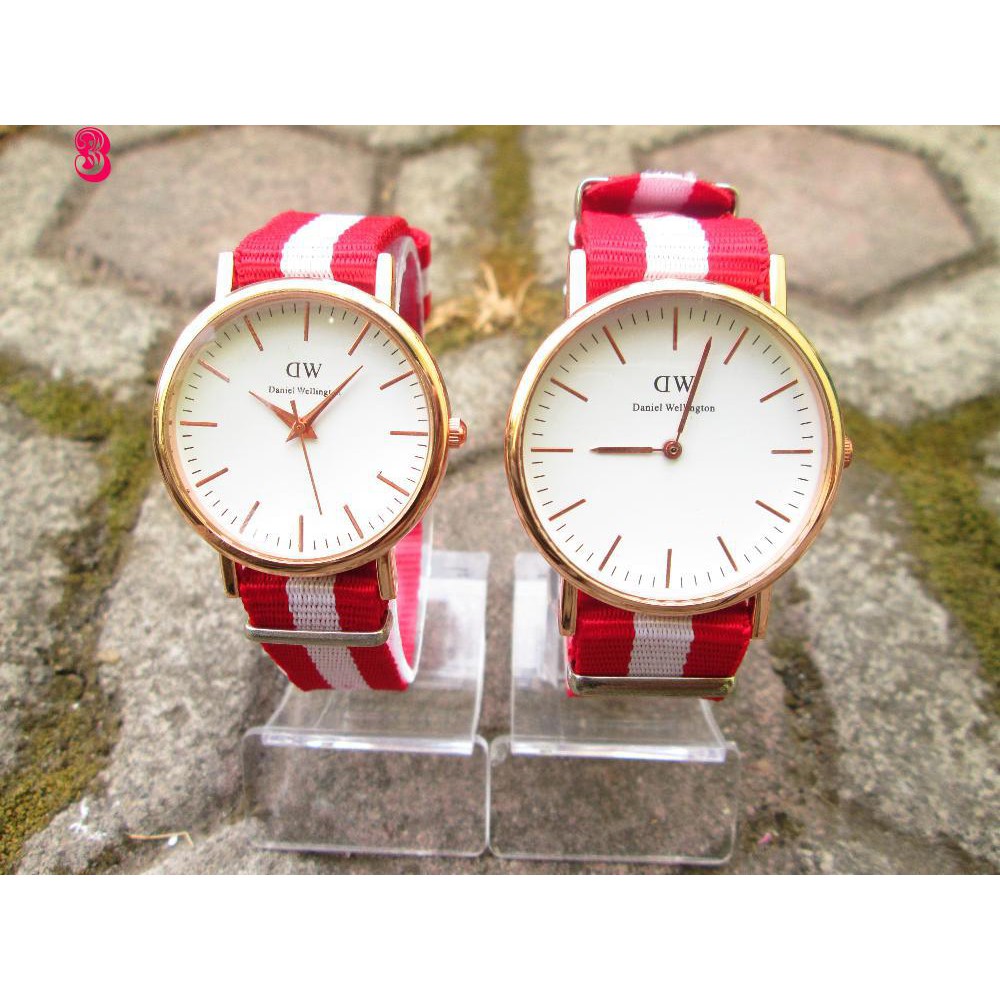 Jam Tangan Couple Dw Tali Kanvas - Jam Tangan Daniel Wallington