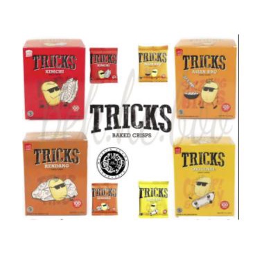 Tricks Baked Crisps / Tricks Potato ( 1 Box isi 10 pcs )