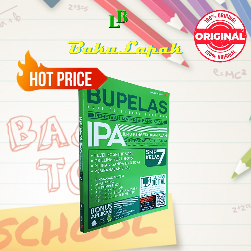 BUKU IPA SMP KELAS 7 - BUPELAS PEMETAAN MATERI & BANK SOAL IPA SMP KELAS 7