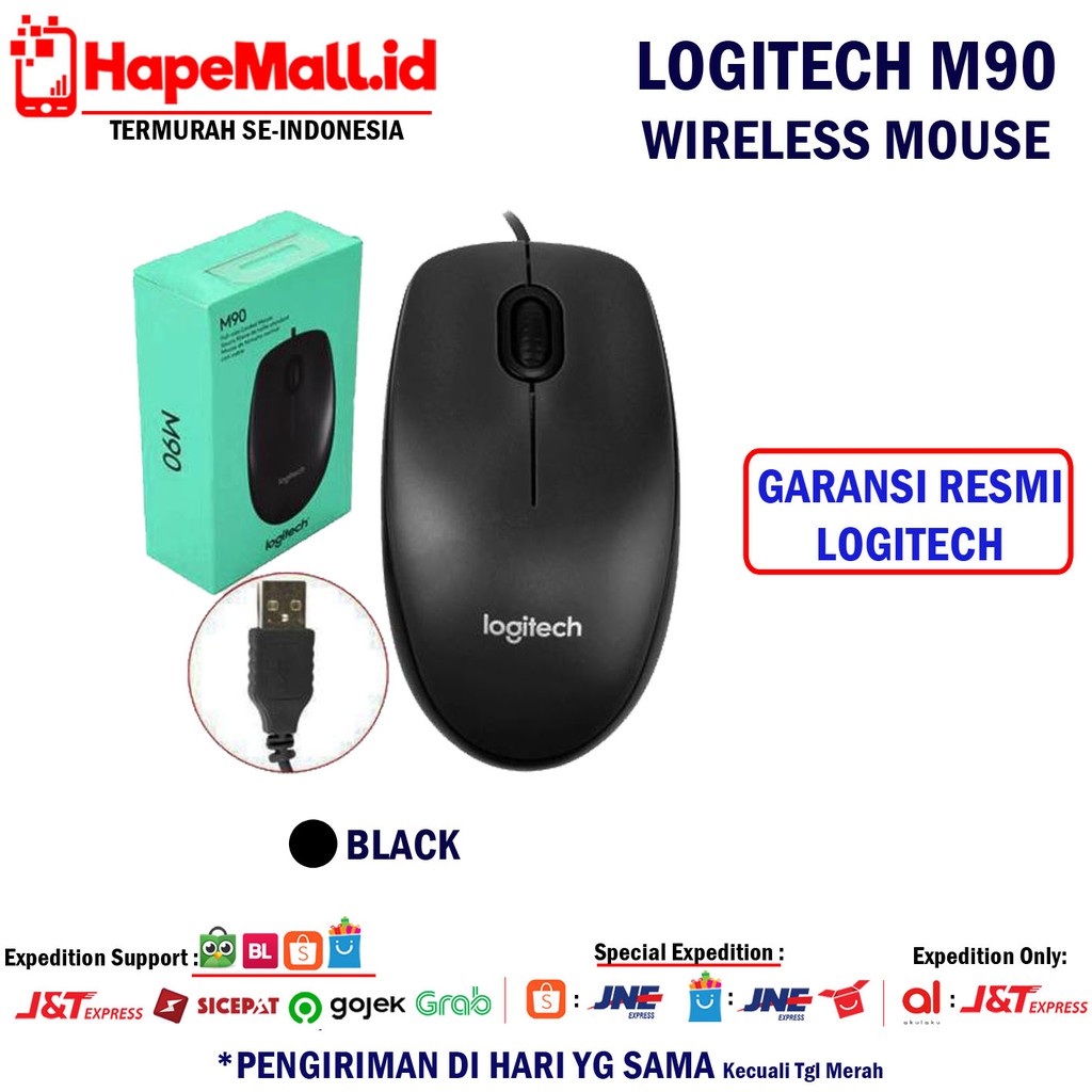 LOGITECH M90 MOUSE GARANSI RESMI LOGITECH TERMURAH