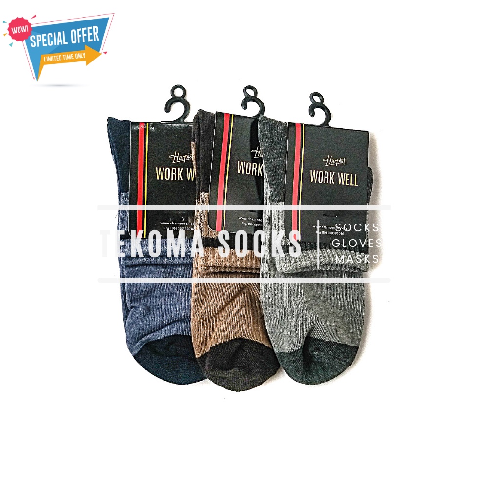 Kaos Kaki Kerja Kantor Kantoran BUSINESS MENSOCK MEN SOCK Pria Cowok Dewasa Bahan Premium Harpist