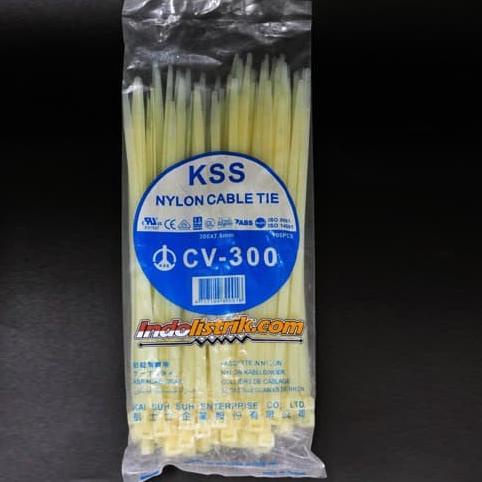 

Office & Stationery | Document Organizer | Kabel Ties Kss Cv300 (300 X 7.6Mm) Putih | Best Seller