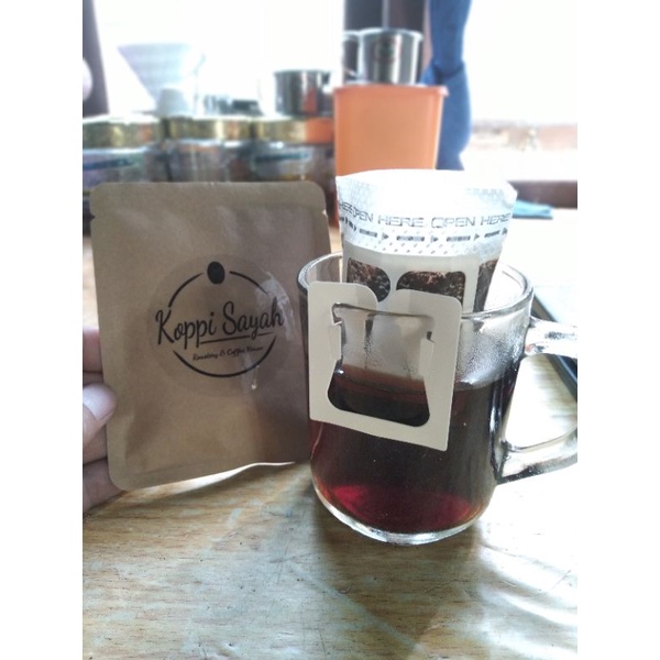 

Koppi_sayah, Coffee drip 12grm ( isi 3 sachet )