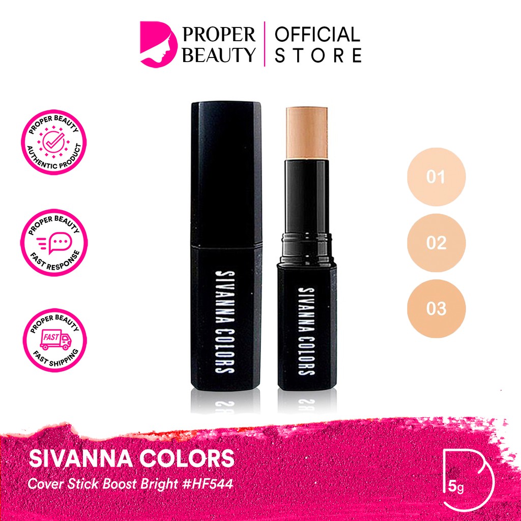 SIVANNA COLORS Cover Stick Boost Bright #HF544 Thailand / Concealer Corrector Full Coverage