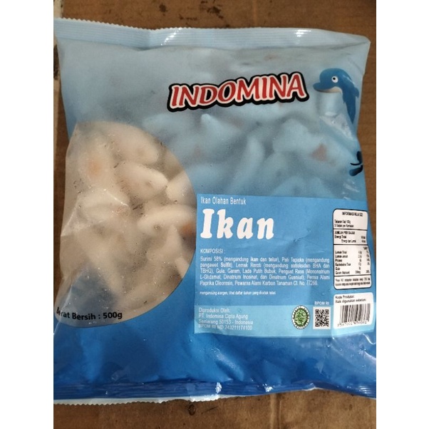 

Indomina Ikan olahan bentuk Ikan 500gram frozenfood