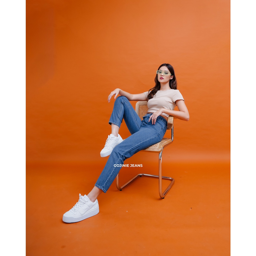 GOJINIEJEANS - Highwaist Comfort Boyfriend Jeans - 4679 -  COMFORT BOYFRIEND