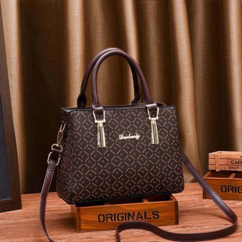 BQ 2882 GI 89071 LT 1247 CR 7468 RISCE TAS HAND BAG IMPORT MOTIF WANITA CEWEK PEREMPUAN JT EL 5413