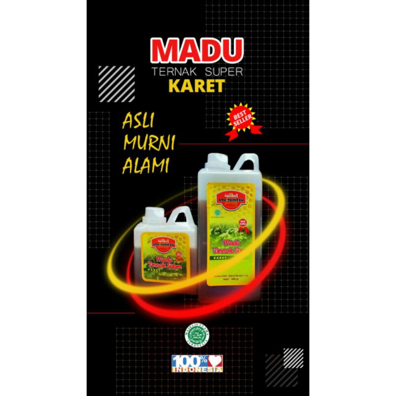 

Madu Murni Karet. Randu. Lengkeng. Rambutan Kaliandra