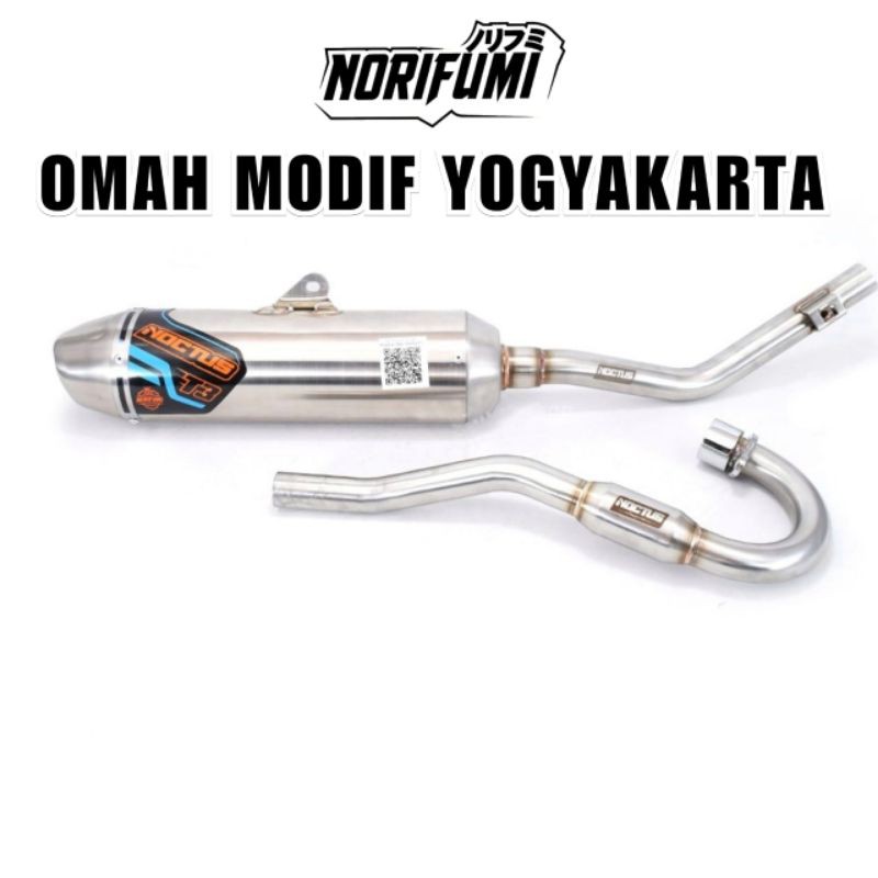 Knalpot Norifumi Noctus T3 T 3 CRF 150 L KLX 150 BF Dtracker WR 155 ORIGINAL-2
