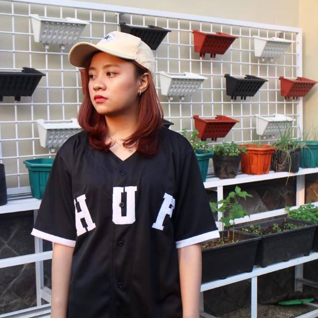JERSEY BASEBALL HUF BAJU BASEBALL  KAOS HIPHOP