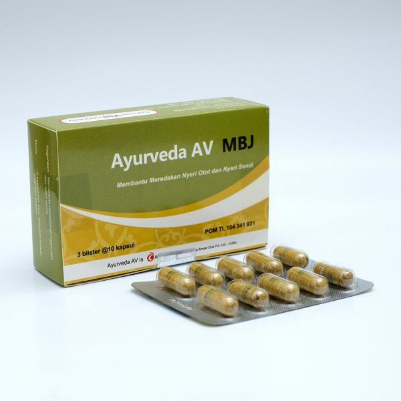 Ayurveda AV MBJ (obat herbal untuk otot, tulang & sendi)