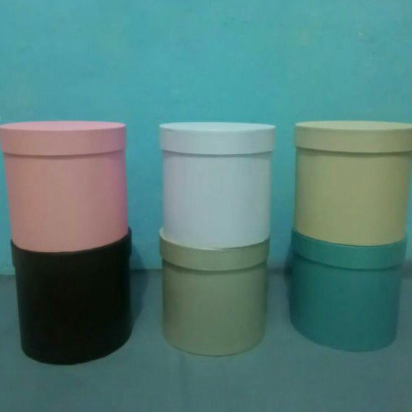 

Gift Box BulatD20T18, D20T20/Round Flower Box/Bloom Box/Box Bunga