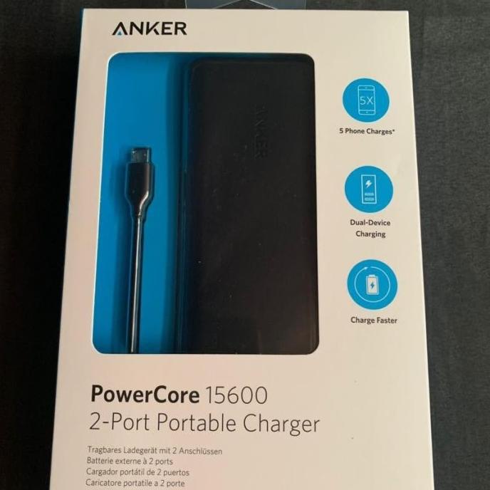 Anker Powercore 15600 2-Port Portable