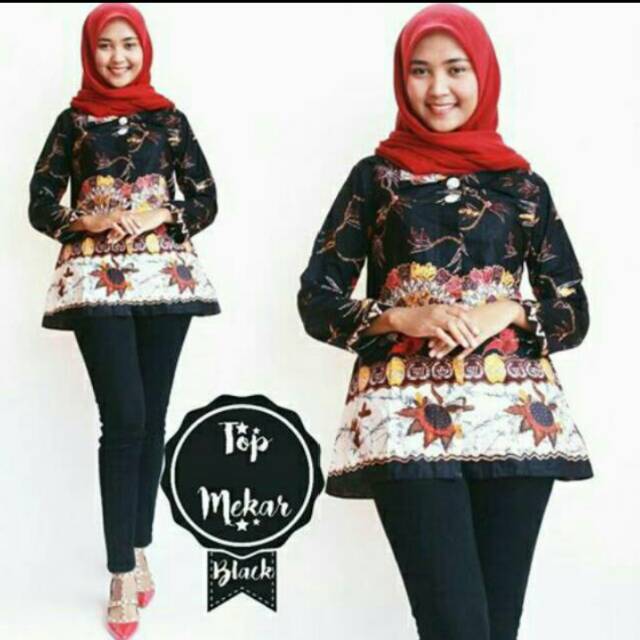 Atasan batik mekar 3766
