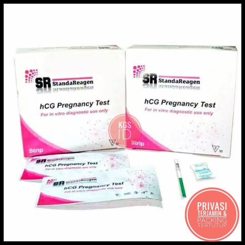 Tes kehamilan HCG STRIP StandaReagen ( SR ) strip - test kehamilan