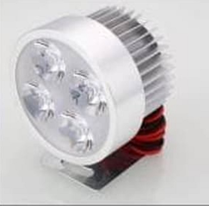 Lampu Tembak Sorot LED Spion Motor Cree 4 Mata 12W 12V