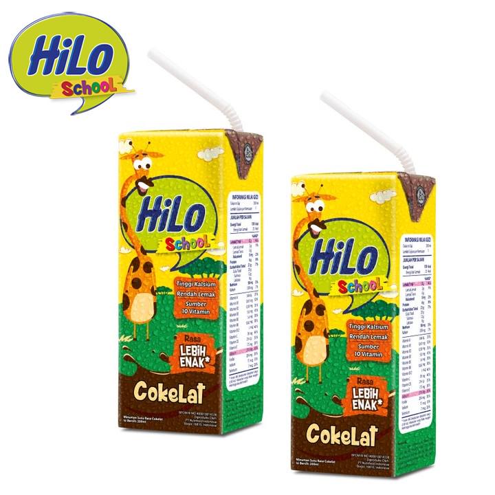 

HiLo School Chocolate RTD 200 ml – Susu Tinggi Kalsium - 2 Pcs