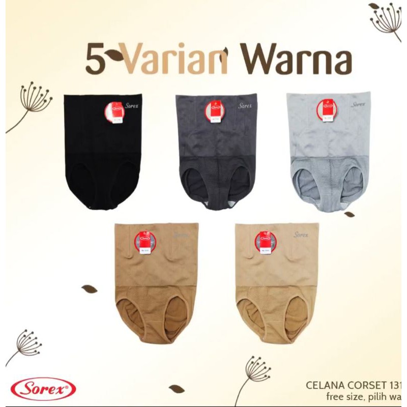 Sorex Shapewear collection celana korset corset Pelangsing Sorex CC 13188 setara M-XL