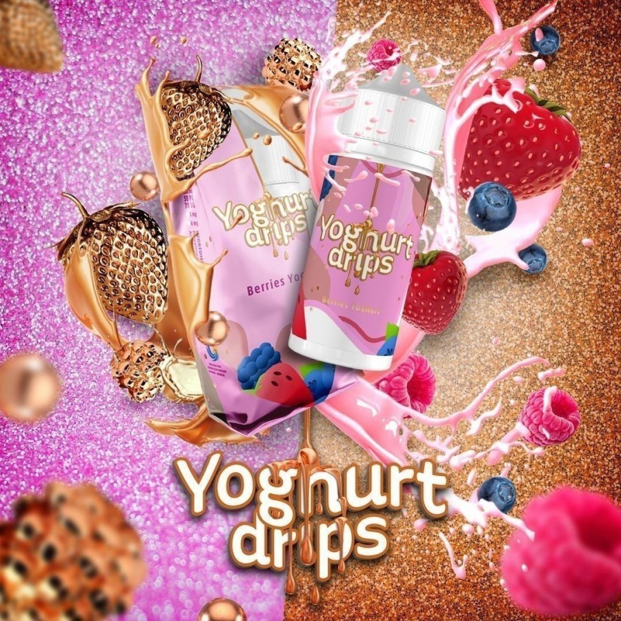 Yoghurt Drips Berries Yoghurt Authentic