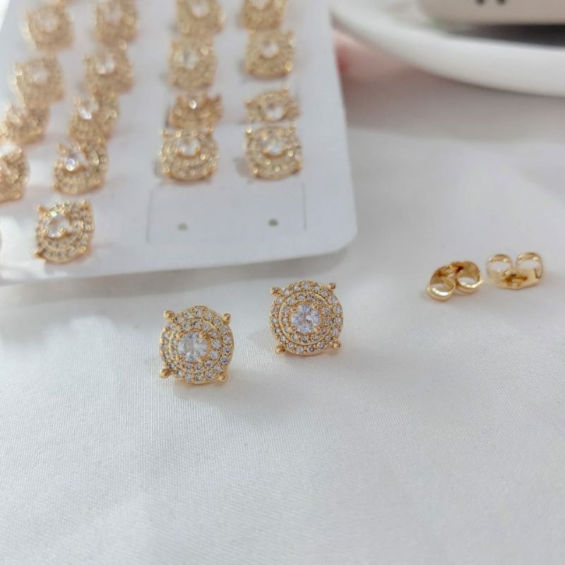 Fourfashion Anting Tusuk Xuping Full Permata Premium JX03