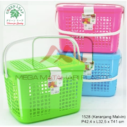 

Ready Keranjang RIO MALVIN 1528 Green Leaf (P42,4 x L32,5 x T41 cm) Murah