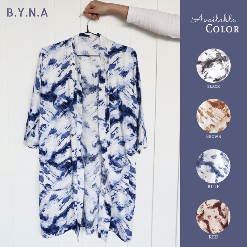 OUTER PEREMPUAN TIE DYE RAYON PREMIUM ( BISA COD )