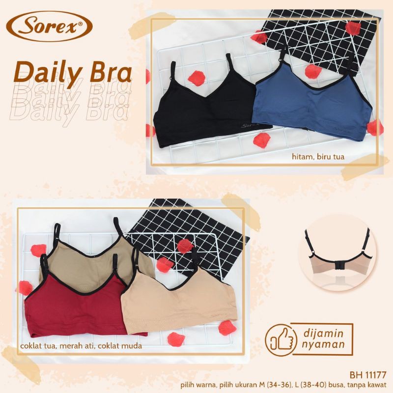 Bra Sorex Daily Tanpa Kawat BH 11177