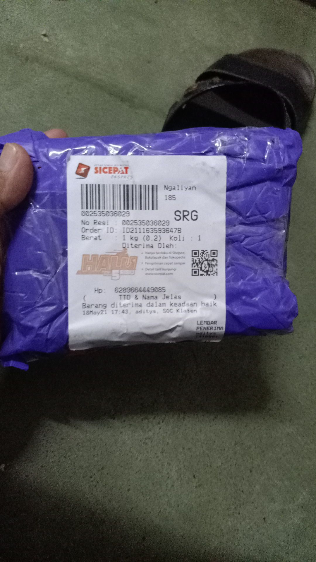 Bisa Cod - Timbangan Portable 50 Kg Protable Electronic Scale Digital Emas Ikan Kue Barang Loundry