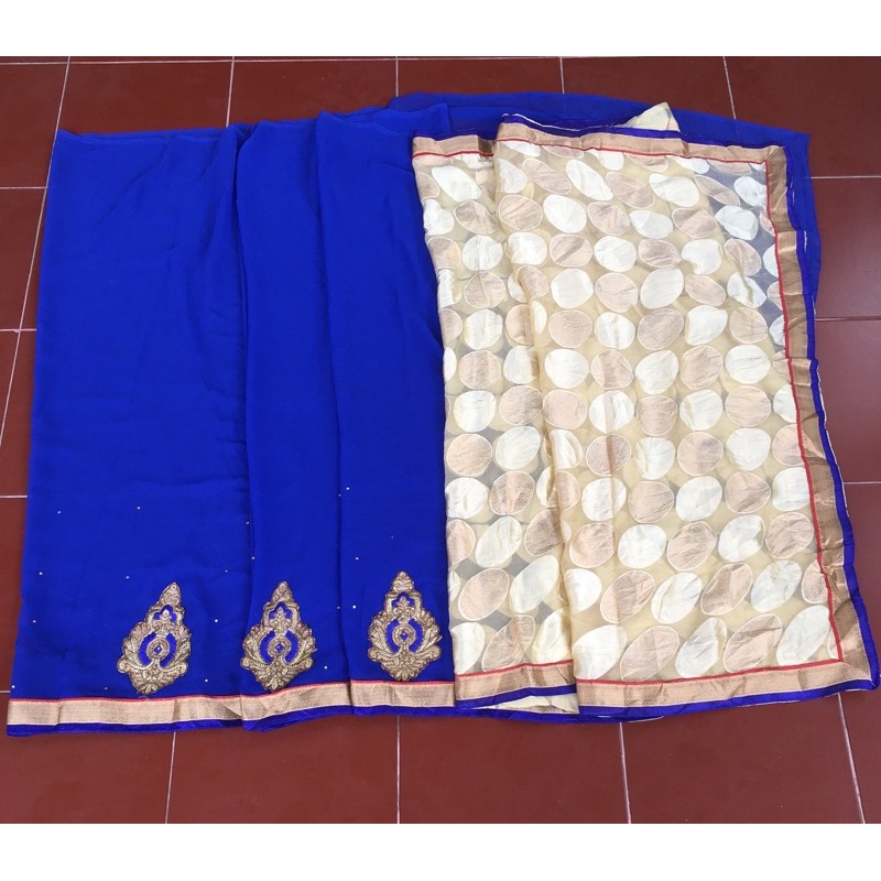 Sari india murah Birel Bordir