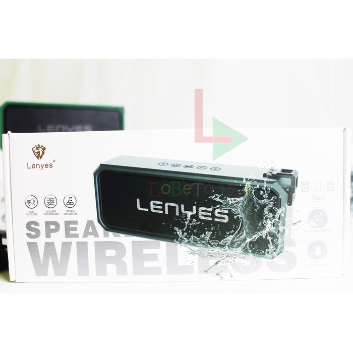 Speaker Bluetooth Lenyes S107 ORIGINAL Tahan Banting Waterproof -